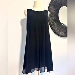 Max Studio Flowy Black Mini Dress